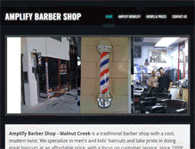 Tablet Screenshot of amplifybarbershop.com